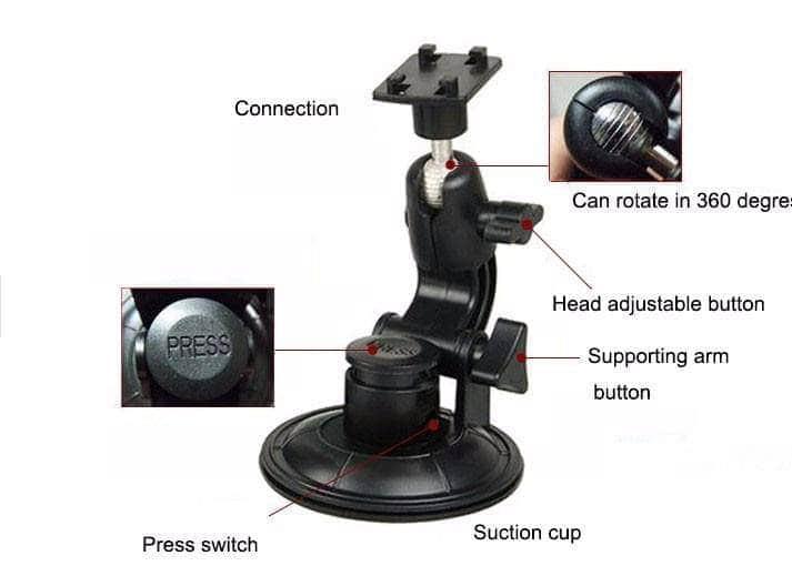 Car Suction Cup Mount Stand Tablet Holder iPad Pro Samsung Galaxy Tab 4 3