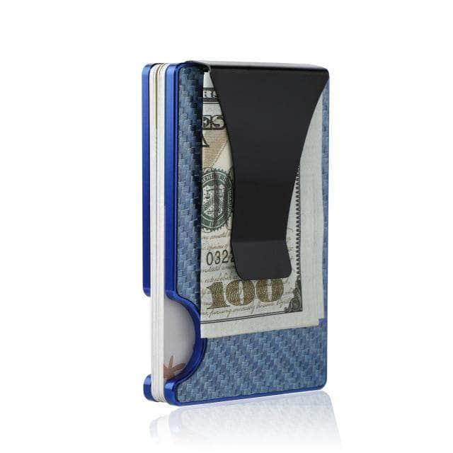 Carbon Fiber Card Holder Mini Slim Wallet RFID Magic Wallet