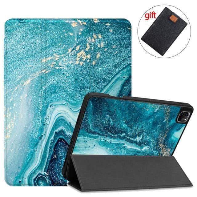 CaseBuddy Australia Casebuddy IPTPU04 / 2021 Pro 11 3rd Gen MTT iPad Pro 11 (2021) Pencil Magnetic TriFold Smart Stand Case