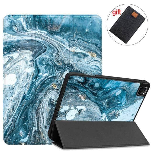 CaseBuddy Australia Casebuddy IPTPU06 / 2021 Pro 11 3rd Gen MTT iPad Pro 11 (2021) Pencil Magnetic TriFold Smart Stand Case