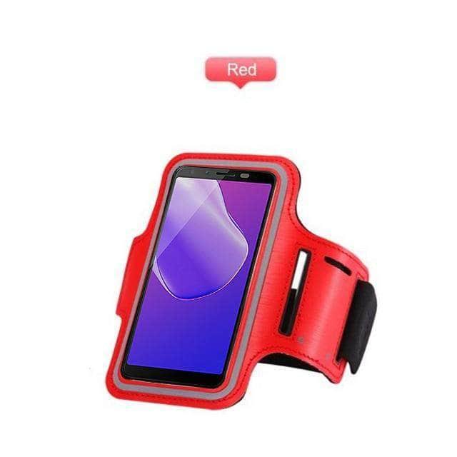 CaseBuddy Australia Casebuddy For iPhone 13 / Red Running Sport Phone Armband iPhone 13 & 13 Pro