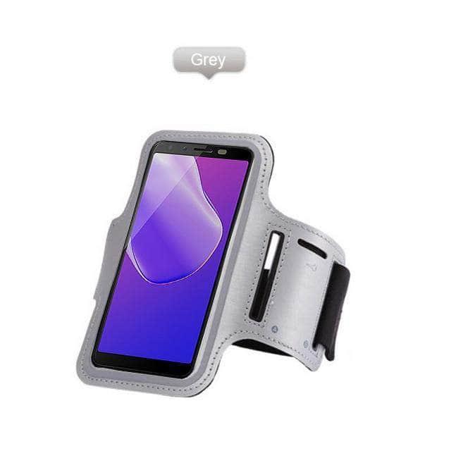 CaseBuddy Australia Casebuddy For iPhone 13 / Grey Running Sport Phone Armband iPhone 13 & 13 Pro