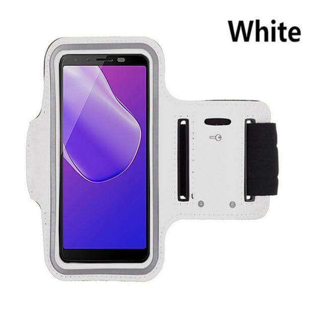 CaseBuddy Australia Casebuddy For iPhone 13 / White Running Sport Phone Armband iPhone 13 & 13 Pro