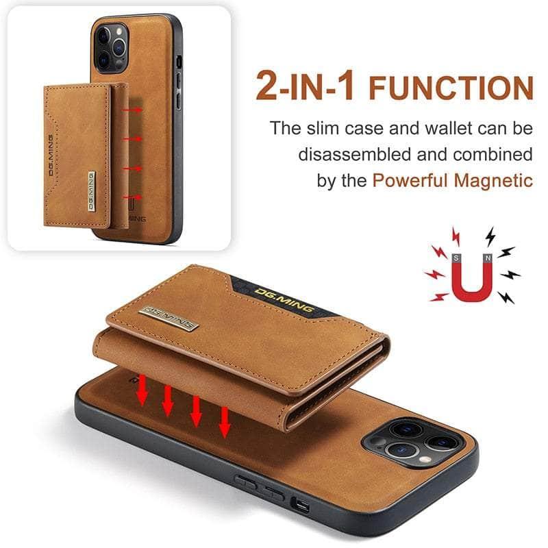 Casebuddy CaseMe iPhone 14 Pro Detachable Magnetic Leather Case