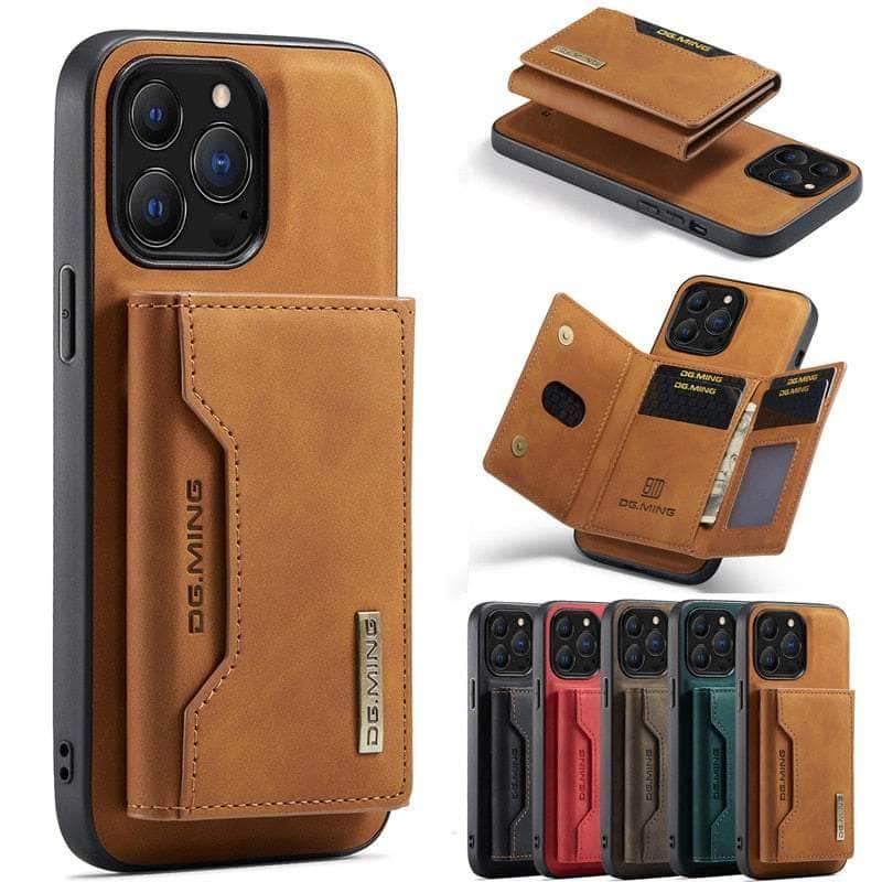 Casebuddy CaseMe iPhone 14 Pro Detachable Magnetic Leather Phone Case