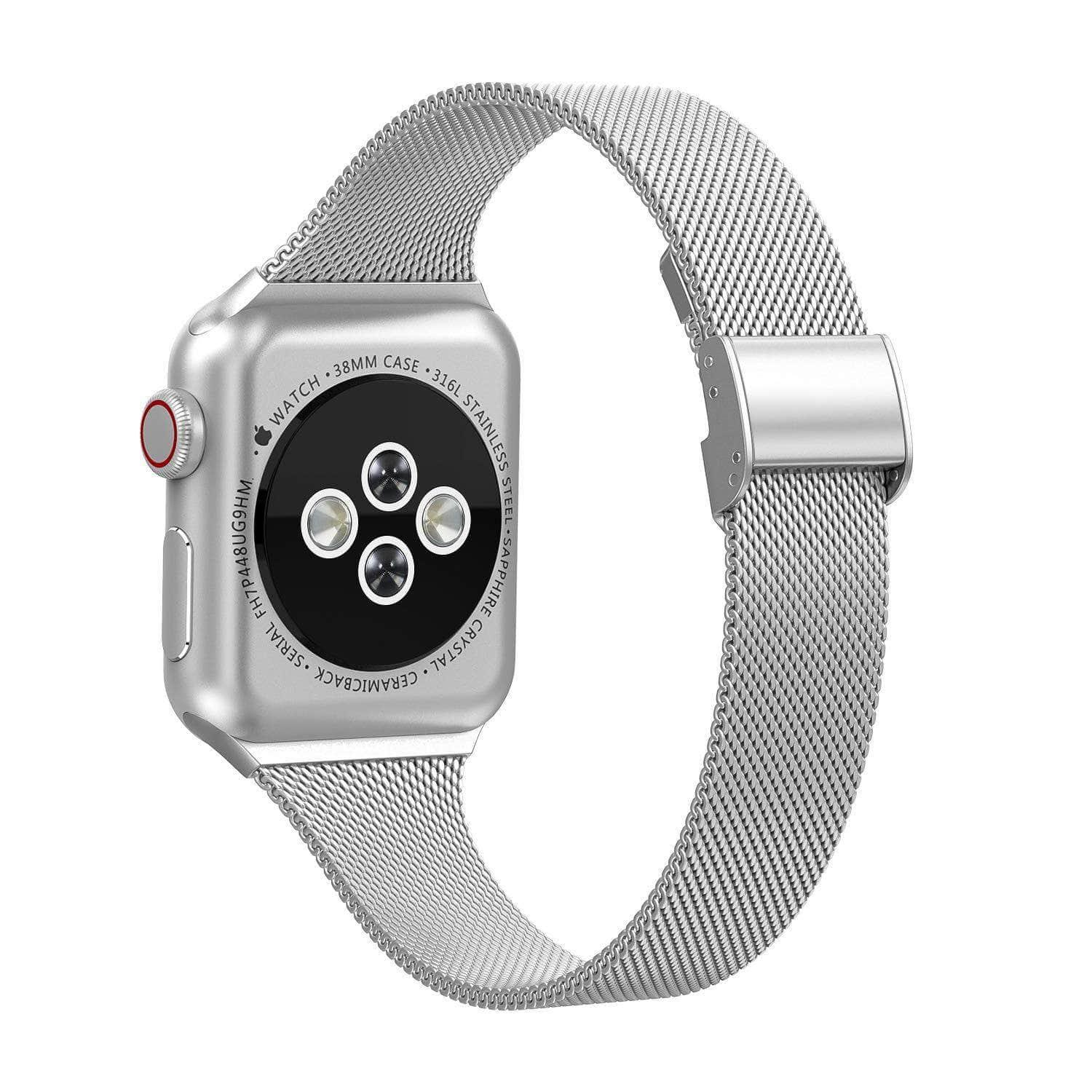 Classic Milanese Loop Apple Watch Band 6 5 4 3 2 1 SE 44/42/40/38 - CaseBuddy