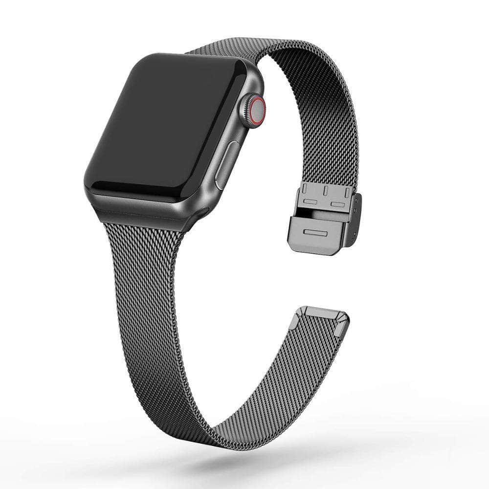 Classic Slim Milanese Loop Apple Watch Band 6 5 4 3 2 SE 44/42/40/38 - CaseBuddy