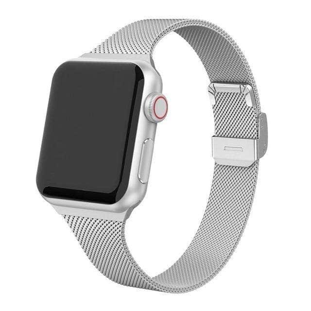 Classic Slim Milanese Loop Apple Watch Band 6 5 4 3 2 SE 44/42/40/38 - CaseBuddy