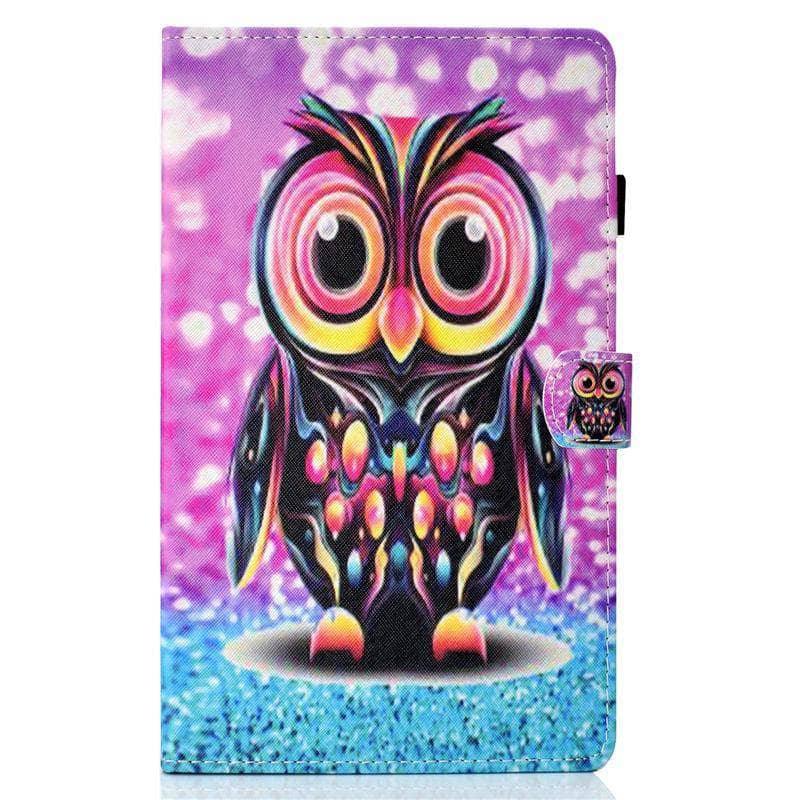 Colourful Pattern Case Galaxy Tab A 10.1 2019 T510 T515 Tablet Stand Shell - CaseBuddy