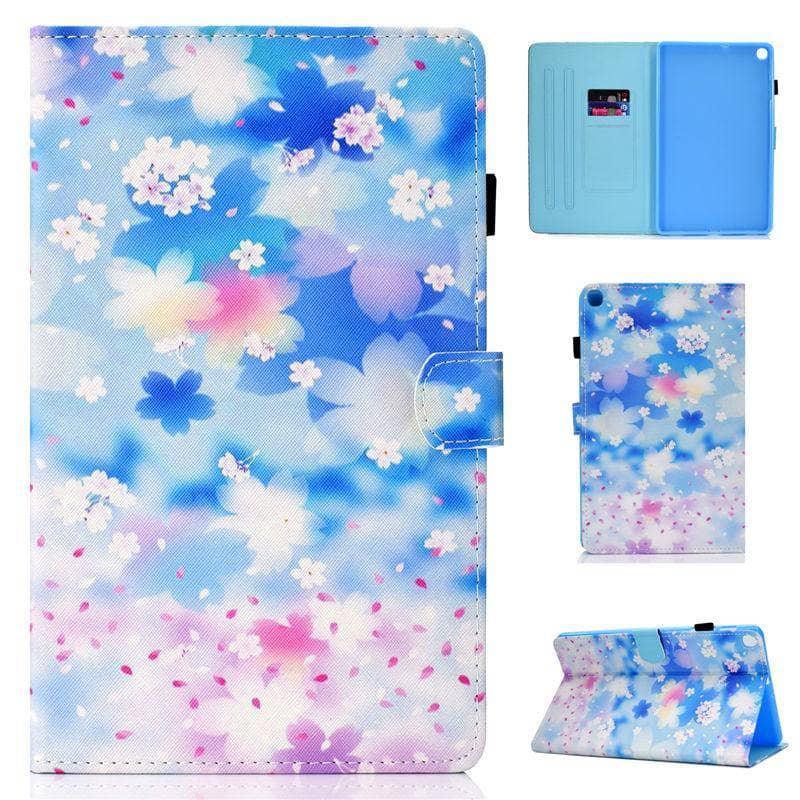 Colourful Pattern Case Galaxy Tab A 10.1 2019 T510 T515 Tablet Stand Shell - CaseBuddy