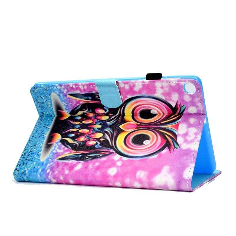 Colourful Pattern Case Galaxy Tab A 10.1 2019 T510 T515 Tablet Stand Shell - CaseBuddy