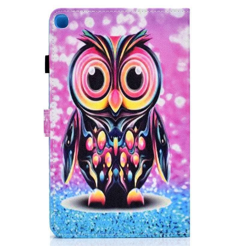 Colourful Pattern Case Galaxy Tab A 10.1 2019 T510 T515 Tablet Stand Shell - CaseBuddy