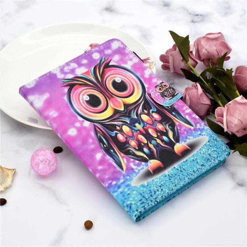 Colourful Pattern Case Galaxy Tab A 10.1 2019 T510 T515 Tablet Stand Shell - CaseBuddy