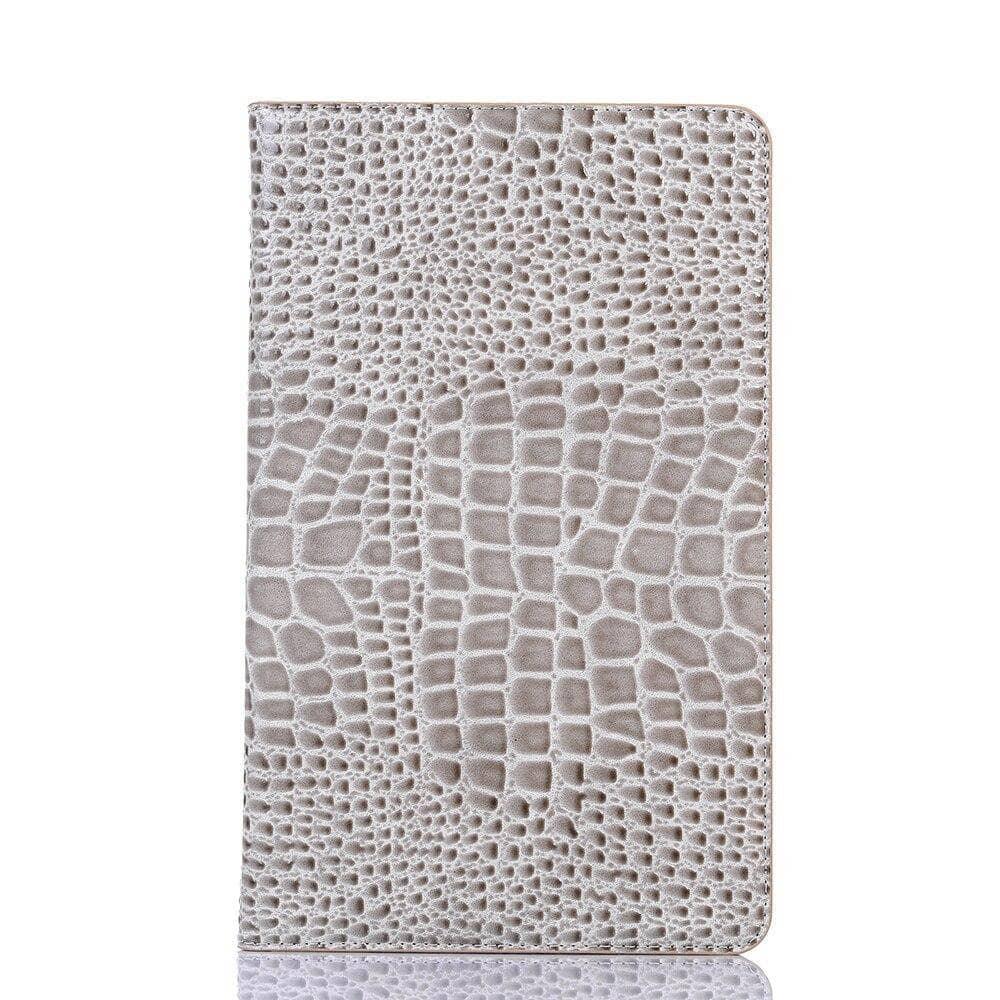 Crocodile Pattern Folio Case Galaxy Tab A 10.1 2019 T510 T515 Stand Card Slot - CaseBuddy