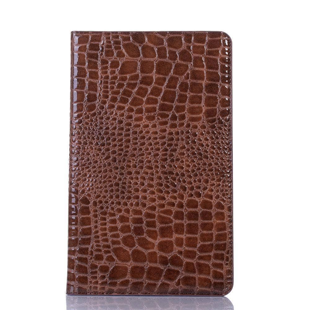 Crocodile Pattern Folio Case Galaxy Tab A 10.1 2019 T510 T515 Stand Card Slot - CaseBuddy