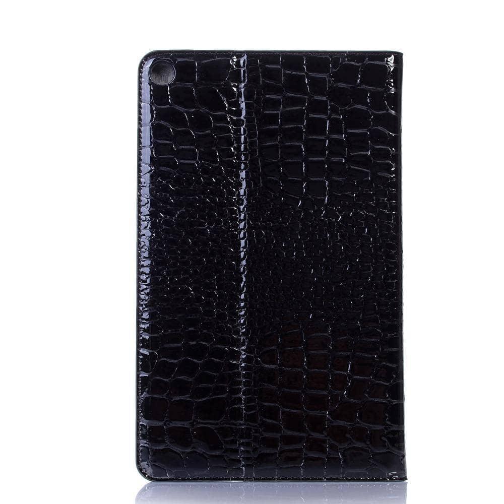 Crocodile Pattern Folio Case Galaxy Tab A 10.1 2019 T510 T515 Stand Card Slot - CaseBuddy