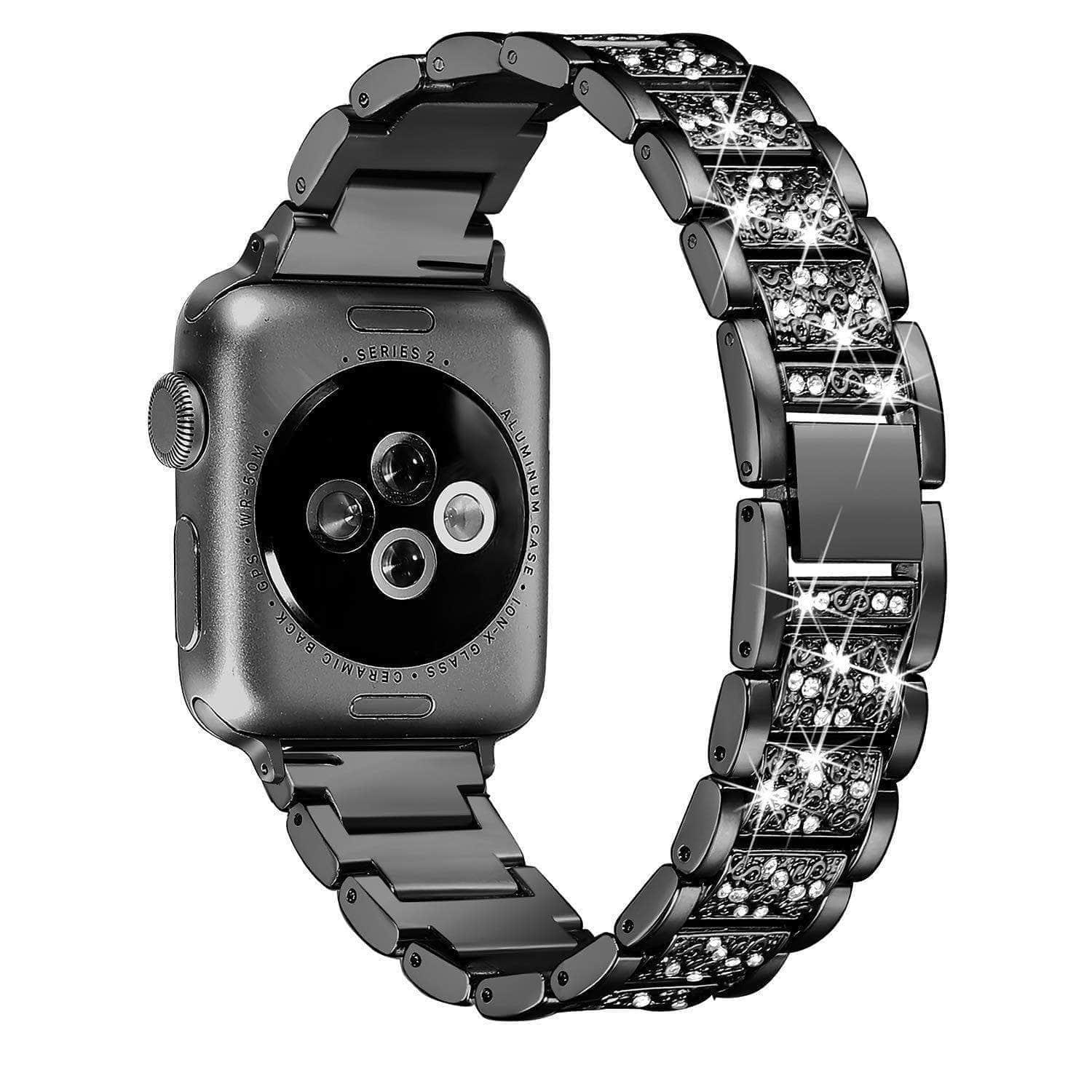 CaseBuddy Australia Casebuddy Diamond Band Apple Watch 6 5 4 3 SE 44/42/40/38 Stainless Steel