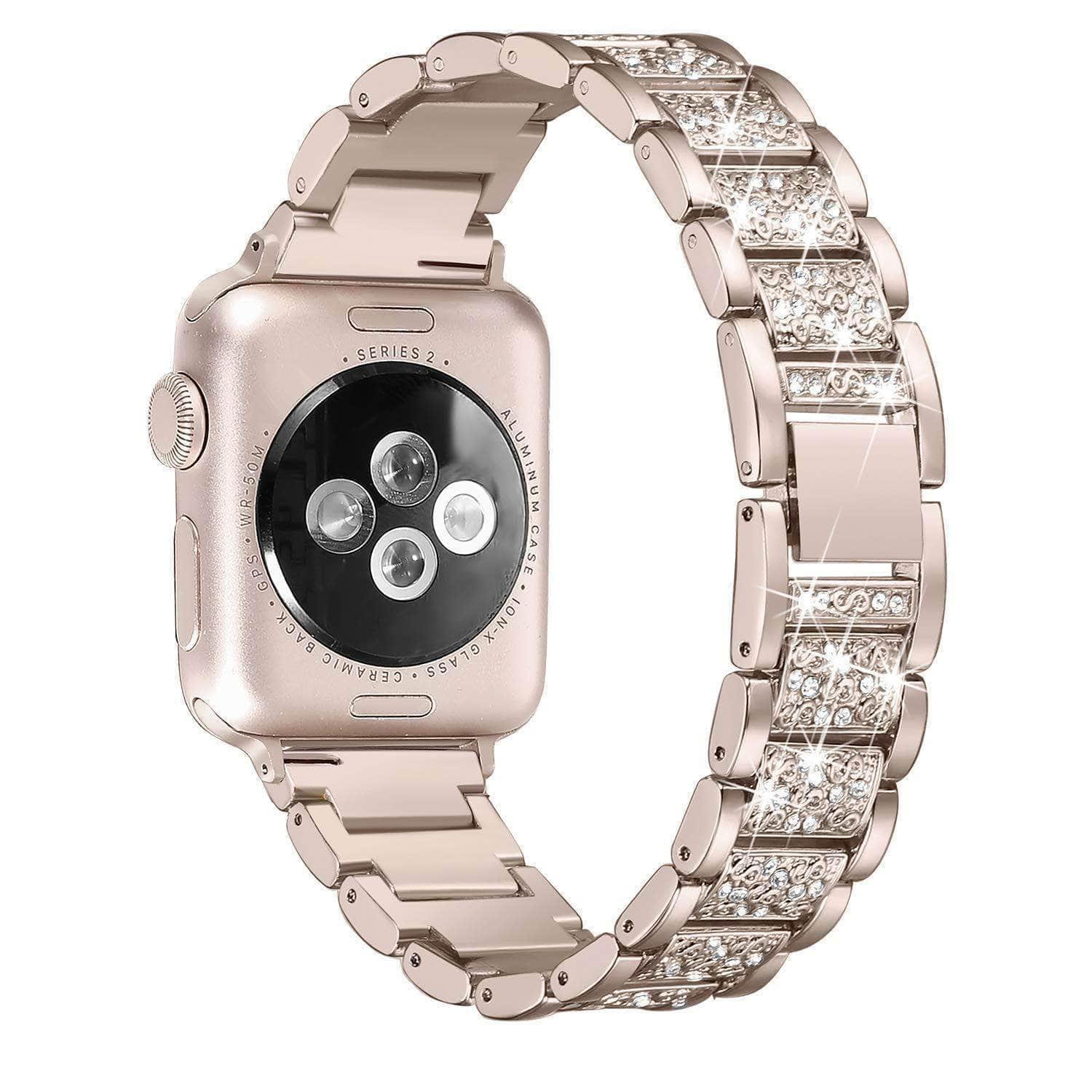 CaseBuddy Australia Casebuddy Diamond Band Apple Watch 6 5 4 3 SE 44/42/40/38 Stainless Steel