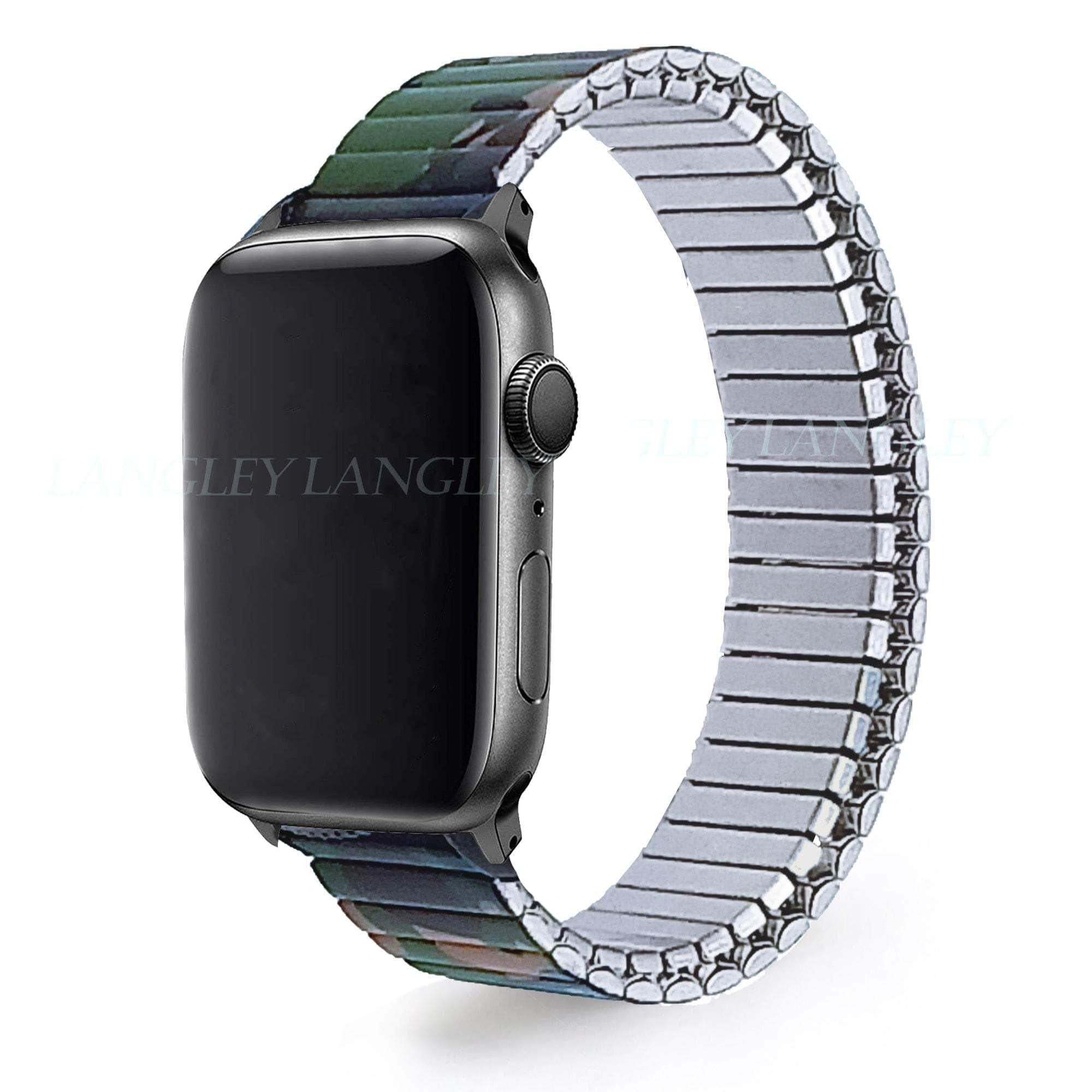 Casebuddy Elastic Stainless Steel Apple Watch Band