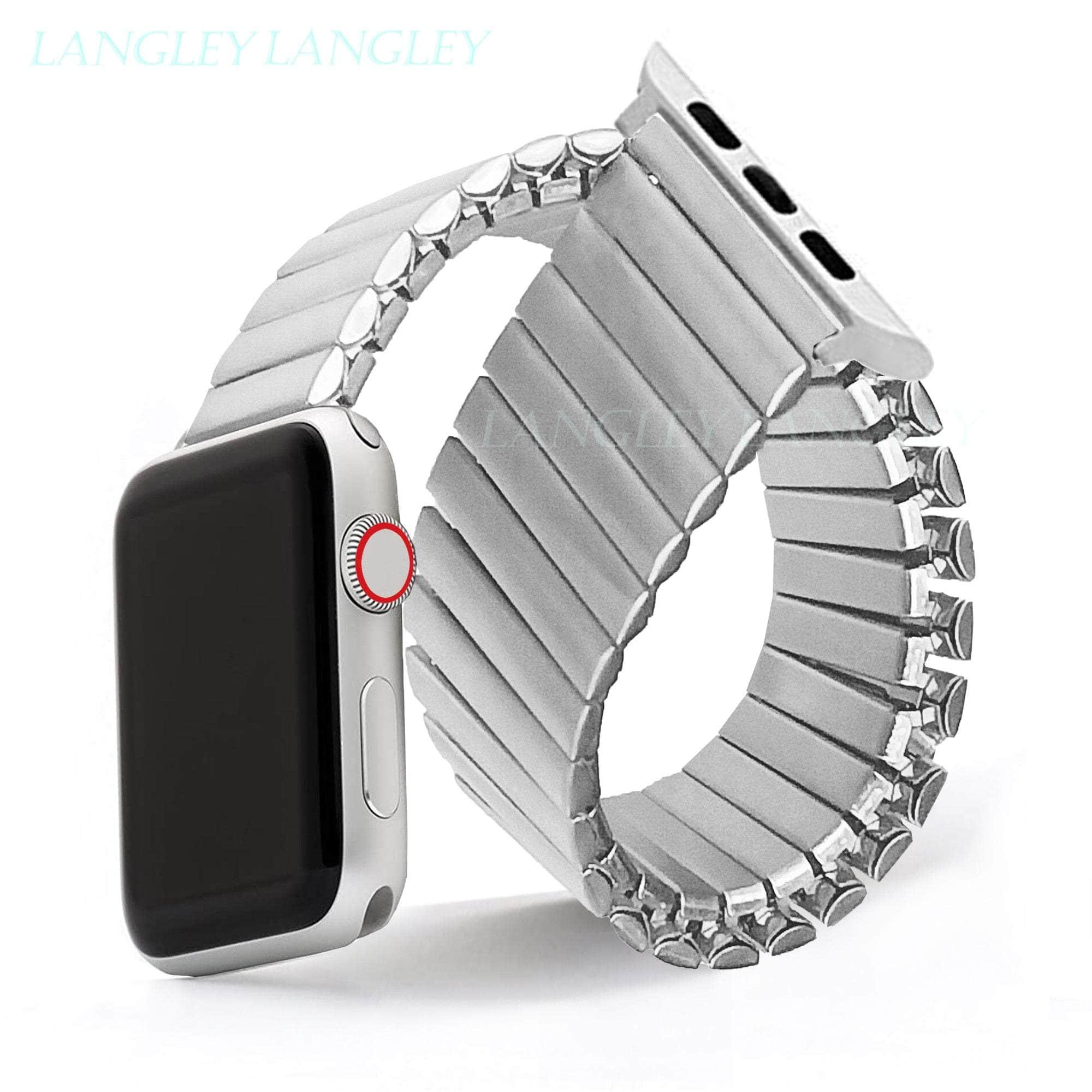 Casebuddy Elastic Stainless Steel Apple Watch Band