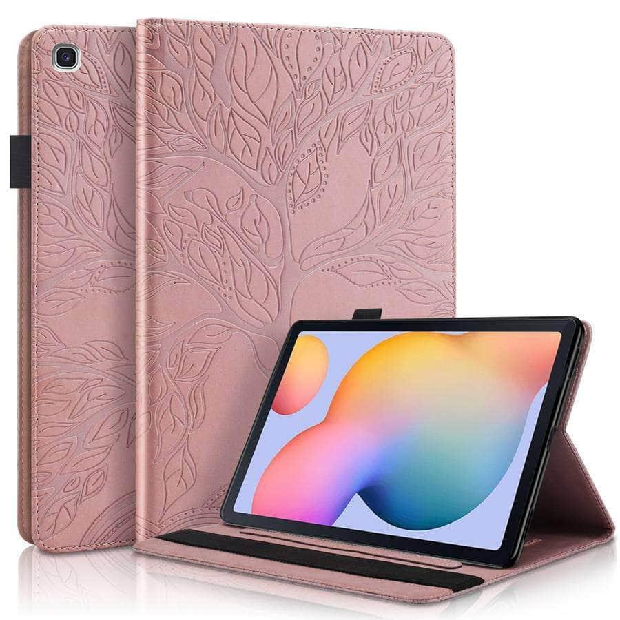 CaseBuddy Australia Casebuddy Embossed Life Tree Galaxy Tab S6 Lite 10.4 P610 P615 Case