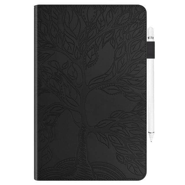 CaseBuddy Australia Casebuddy Black Embossed Life Tree Galaxy Tab S6 Lite 10.4 P610 P615 Case