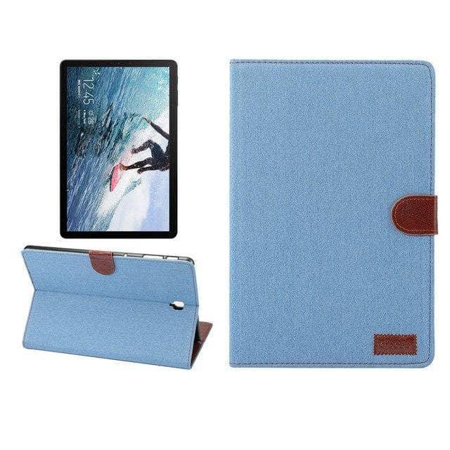 Flower Flip Stand Leather Look Magnet Smart Case Galaxy Tab S4 10.5 SM-T830/T835/T837 - CaseBuddy