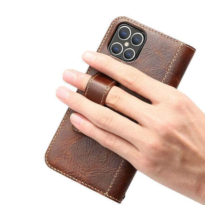 For Apple iPhone 12 2020 Leather Case iPhone Flip Cover Wallet - CaseBuddy