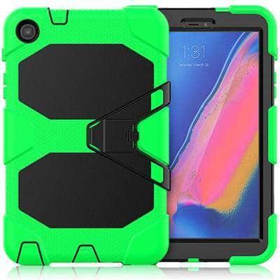 For Samsung galaxy tab A 8.0 2019 Case (S Pen) SM-P200 P205 P207 Shockproof Hard Military Heavy Duty Rugged Stand Cover - CaseBuddy