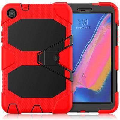 For Samsung galaxy tab A 8.0 2019 Case (S Pen) SM-P200 P205 P207 Shockproof Hard Military Heavy Duty Rugged Stand Cover - CaseBuddy