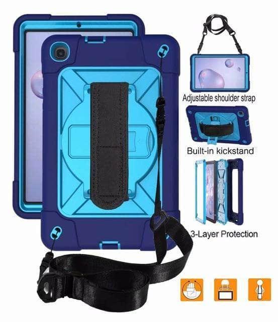 Full Protection Back Cover Galaxy Tab A 8.4 T307 2020 Shockproof Armor - CaseBuddy