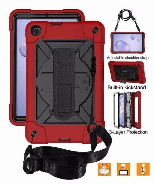 Full Protection Back Cover Galaxy Tab A 8.4 T307 2020 Shockproof Armor - CaseBuddy