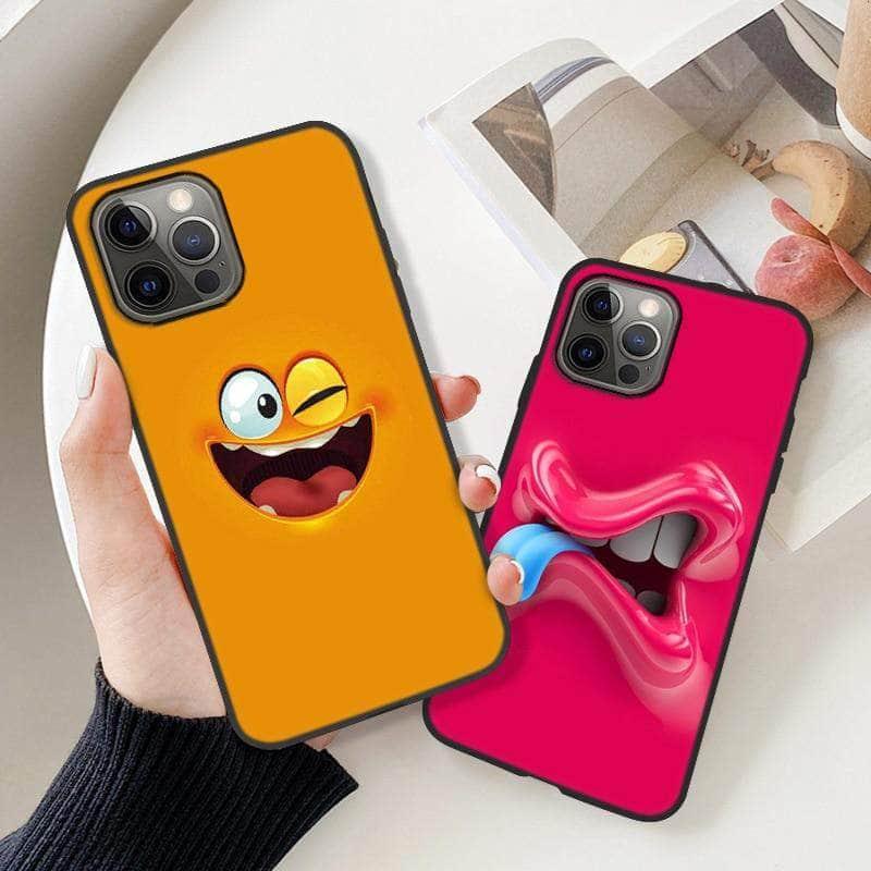 CaseBuddy Australia Casebuddy Funny Face iPhone 13 & 13 Pro Cover