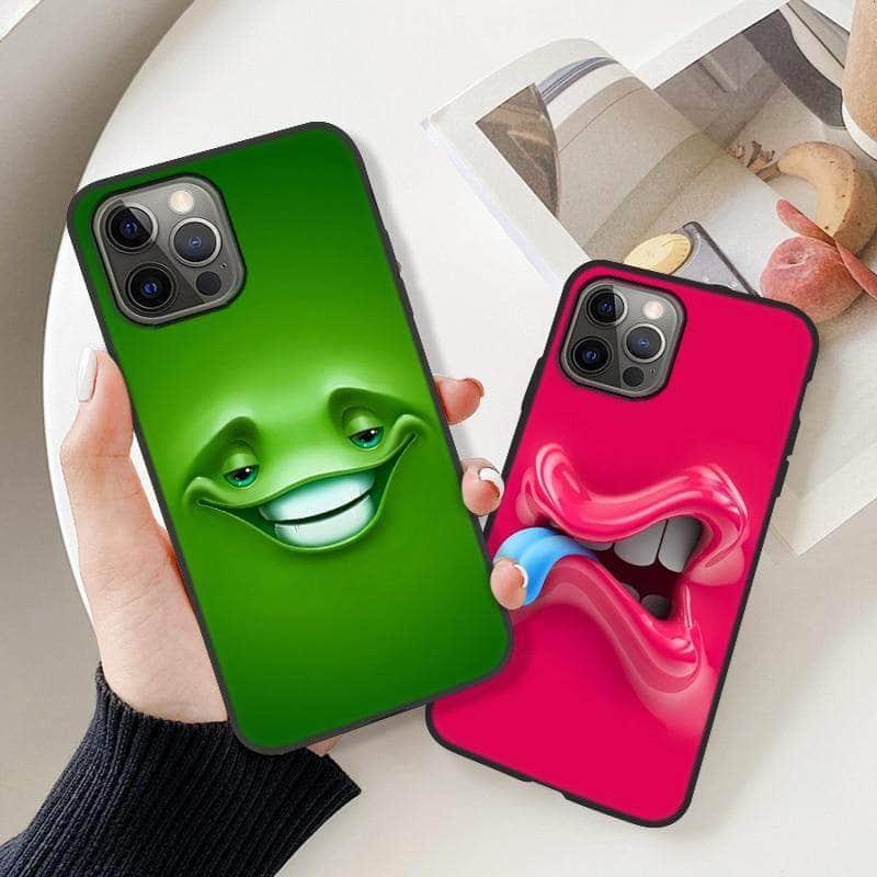 CaseBuddy Australia Casebuddy Funny Face iPhone 13 & 13 Pro Cover