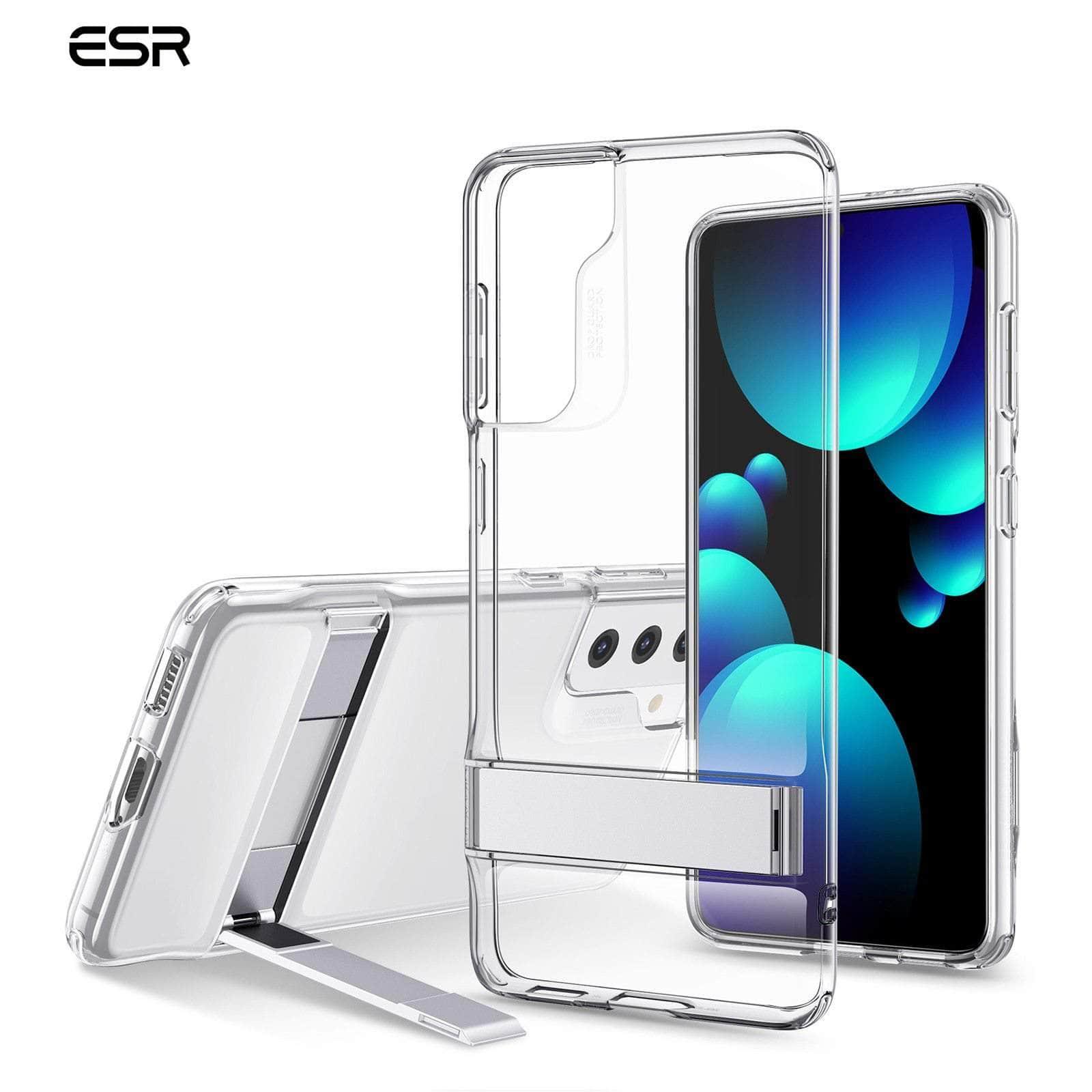 ESR Galaxy Metal Kickstand Luxury TPU Back Cover - CaseBuddy