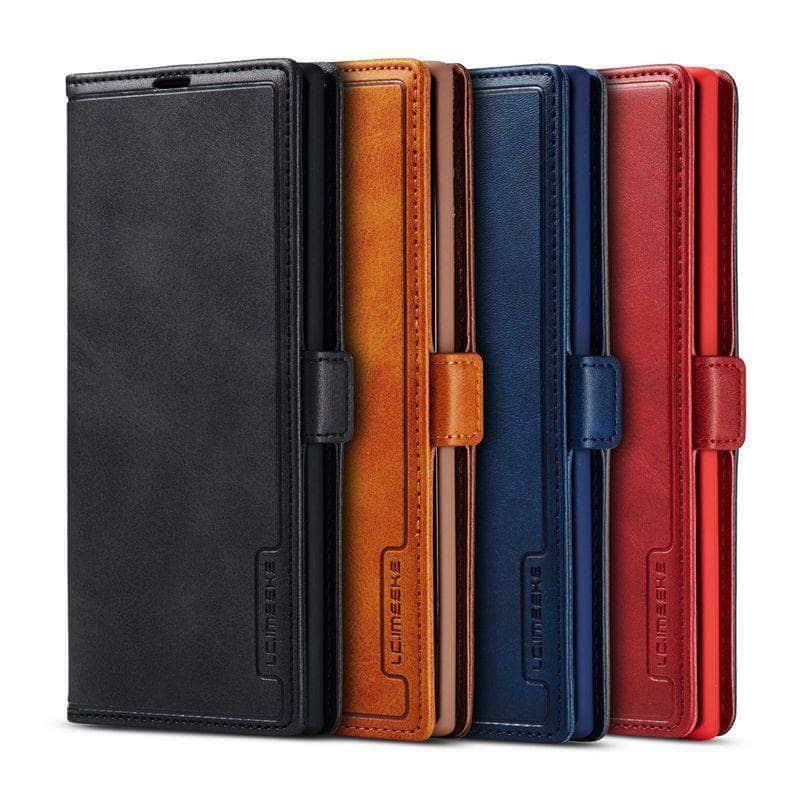 Galaxy Note 10 20 Ultra Book Flip Card Holder Case - CaseBuddy