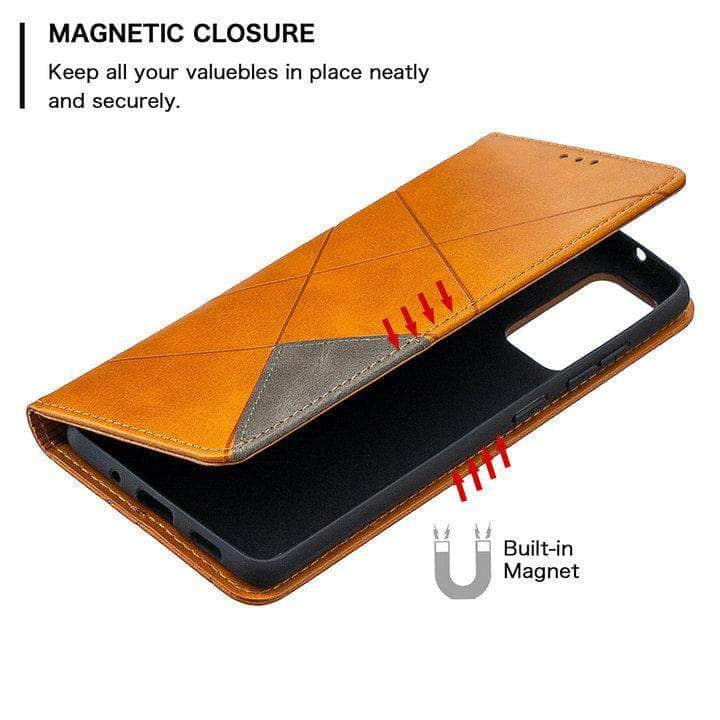 Galaxy S20 FE Lite Leather Magnet Flip Case - CaseBuddy