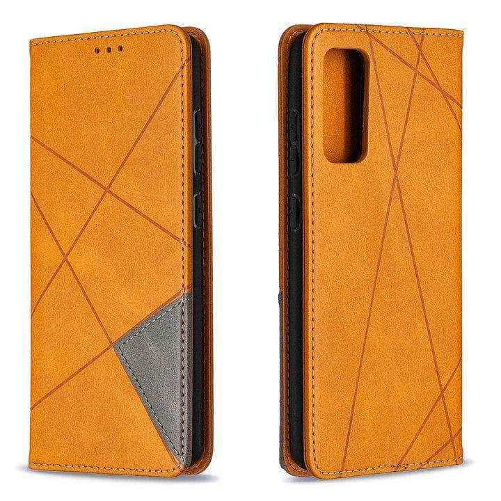 Galaxy S20 FE Lite Leather Magnet Flip Case - CaseBuddy