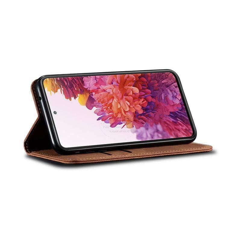 Galaxy S20 FE Lite Wallet Case Magnetic Book Flip Card Holder - CaseBuddy