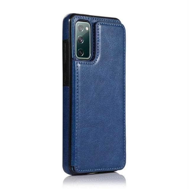 CaseBuddy Australia Casebuddy S22 / Blue Galaxy S22 Flip Wallet