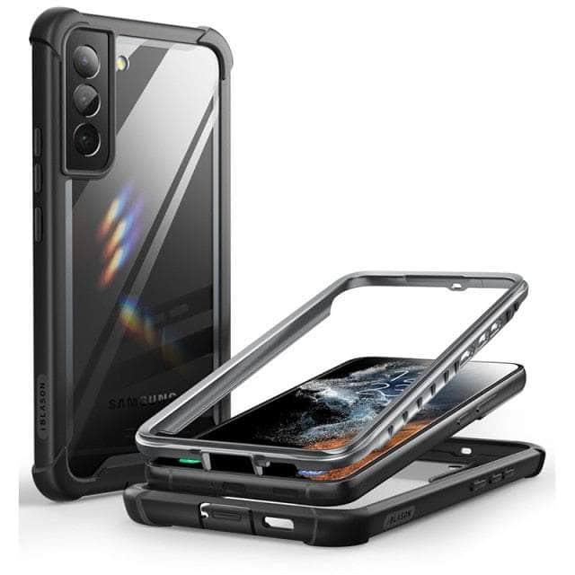 CaseBuddy Australia Casebuddy PC + TPU / Black Galaxy S22 I-BLASON Ares Full-Body Rugged Bumper Cover