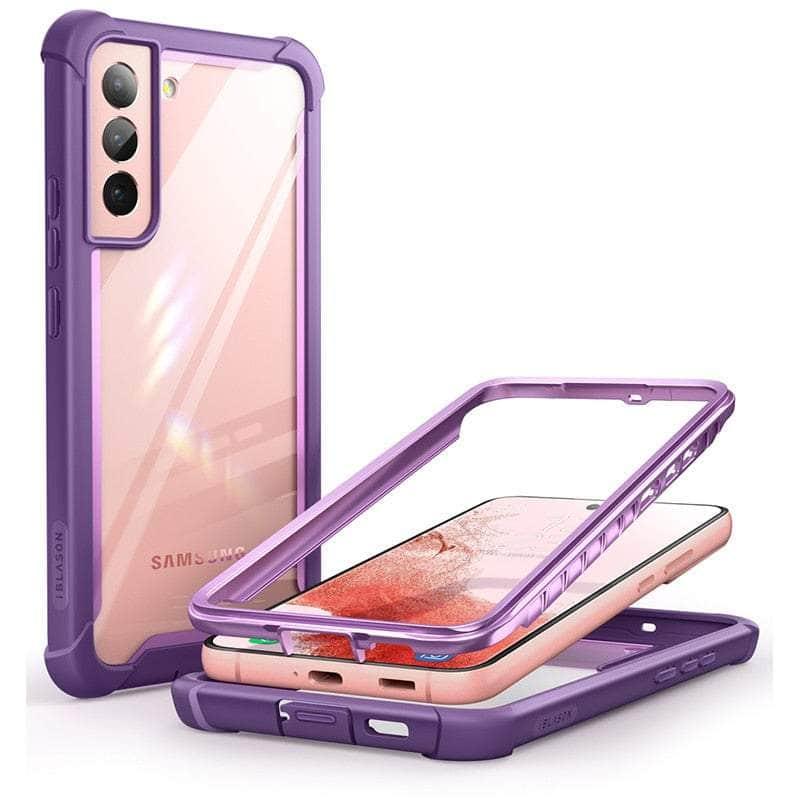 CaseBuddy Australia Casebuddy PC + TPU / Purple Galaxy S22 I-BLASON Ares Full-Body Rugged Bumper Cover