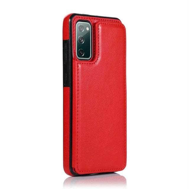 CaseBuddy Australia Casebuddy S22 Plus / Red Galaxy S22 Plus Flip Wallet