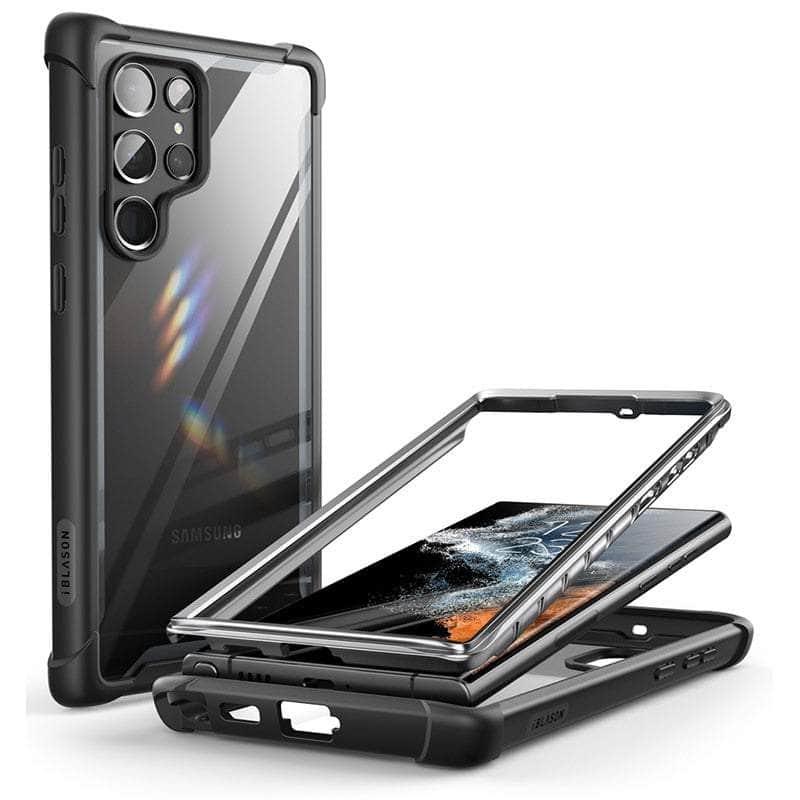 CaseBuddy Australia Casebuddy Galaxy S22 Ultra I-BLASON Ares Full-Body Rugged Bumper Cover