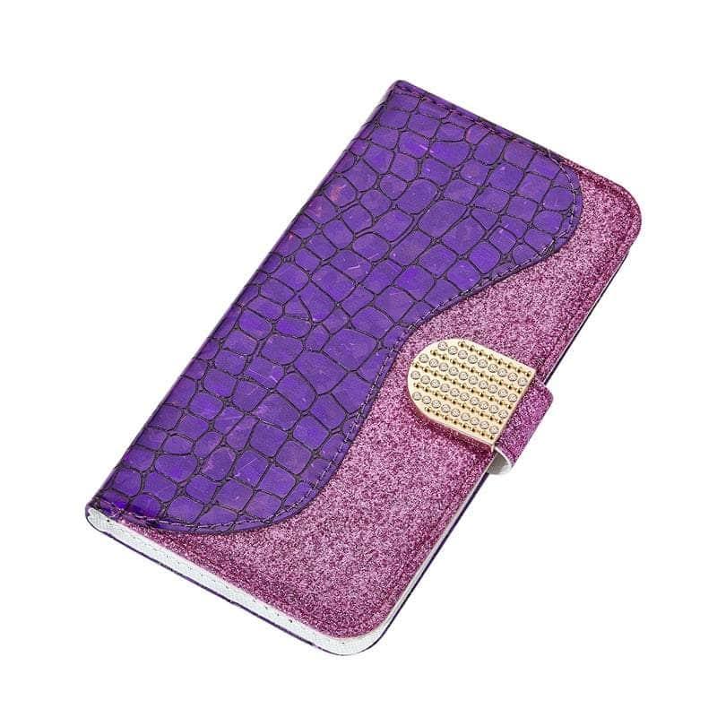 Casebuddy Galaxy S23 Laser Flash Powder Leather Case