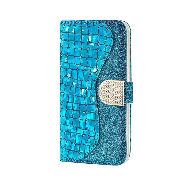 Casebuddy Galaxy S23 Laser Flash Powder Leather Case