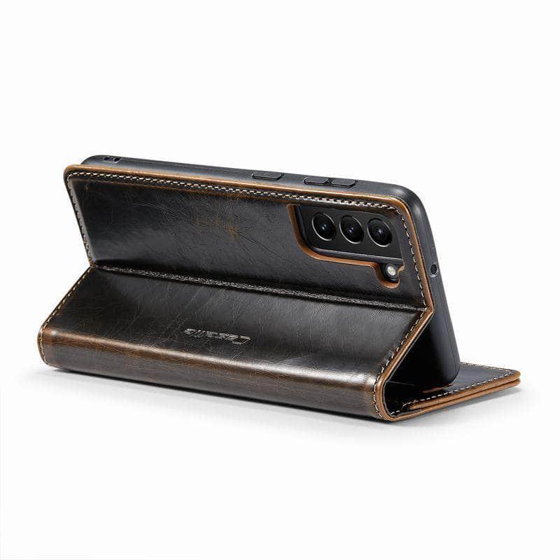 Casebuddy Galaxy S23 Leather Flip Wallet Case