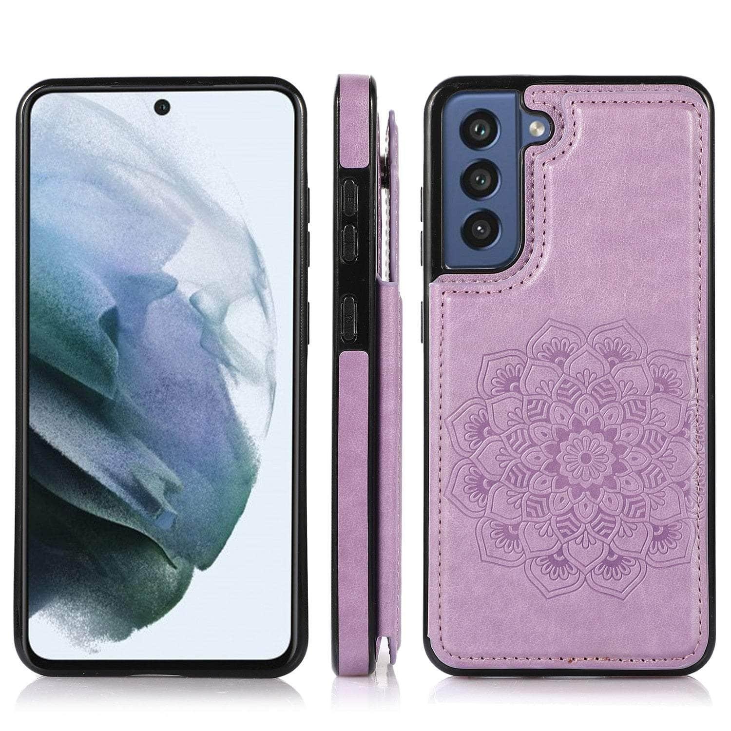 Casebuddy Galaxy S23 Mandala Floral Flip Leather Wallet