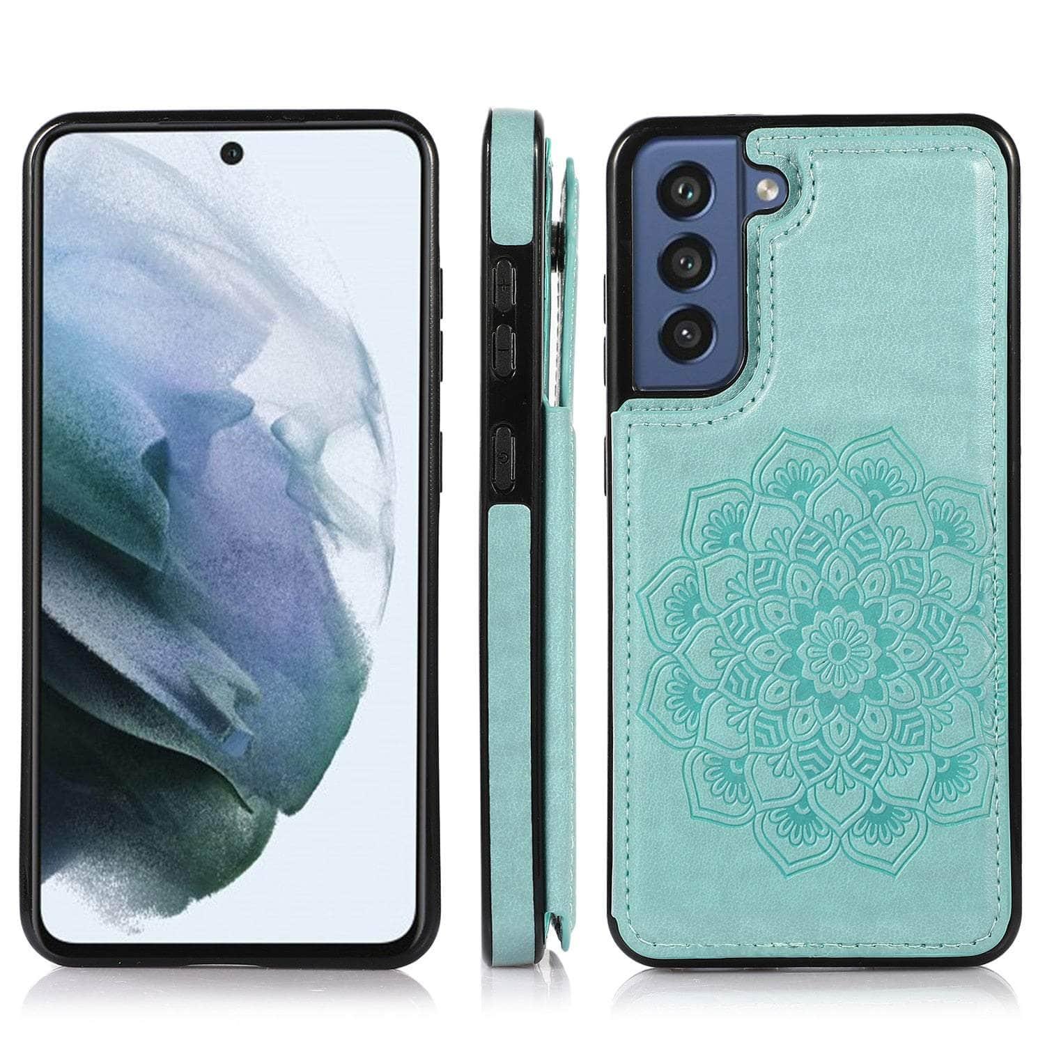 Casebuddy Galaxy S23 Mandala Floral Flip Leather Wallet