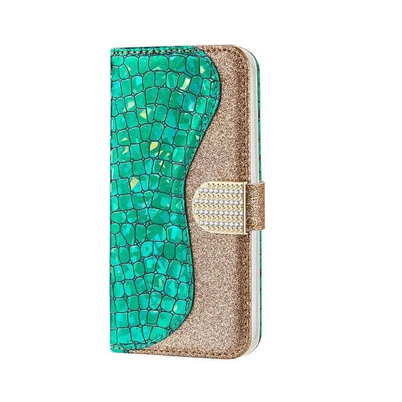 Casebuddy Galaxy S23 Plus Laser Flash Powder Leather Case